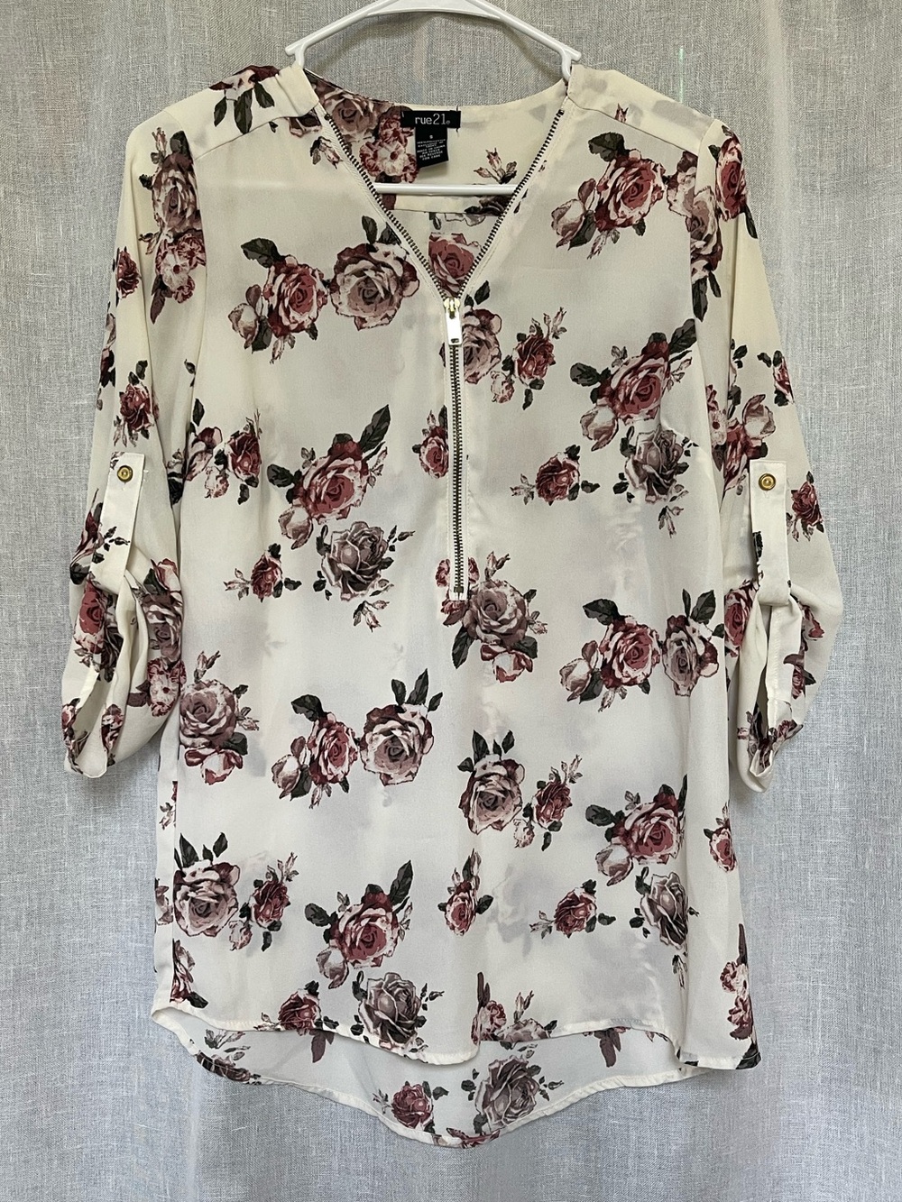 Rue 21 Floral Blouse Size S